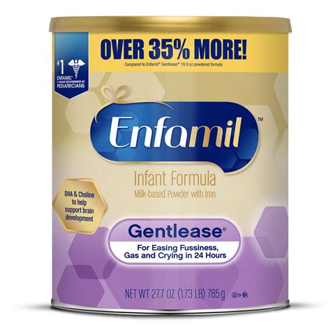 Enfamil Gentlease Baby Formula Reduces Fussiness Gas Crying And Spit