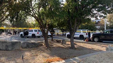 Law Enforcement Investigate Police Shooting At Sparks Police Department