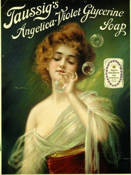 angelica violet glycerin soap c 1900 by bernhardt zickendraht vintage labels vintage ephemera
