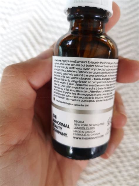 First, it is metabolized into retinaldehyde. REVIEW: The Ordinary Retinol 0.2% in Squalene | My ...