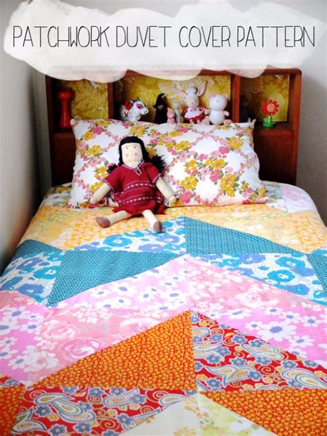 Diy Duvet Covers Patchwork Duvet Cover Pattern Easy Sewing Projects