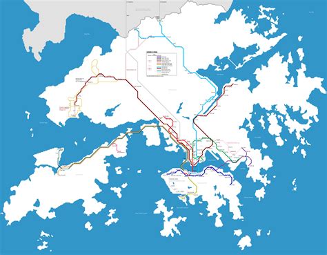 Urbanrailnet Asia Hong Kong Region Rail Map