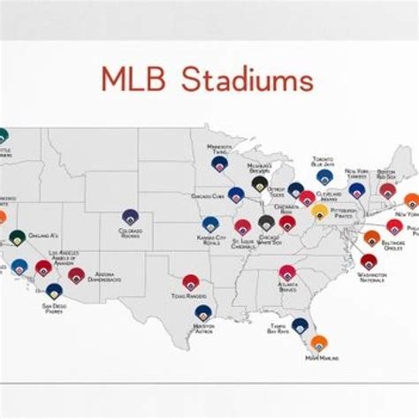 Baseball Get Printable Baseball Stadium Map Images