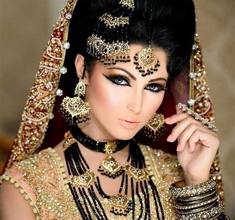 arabic bridal makeup and hairstyles tutorial step by step