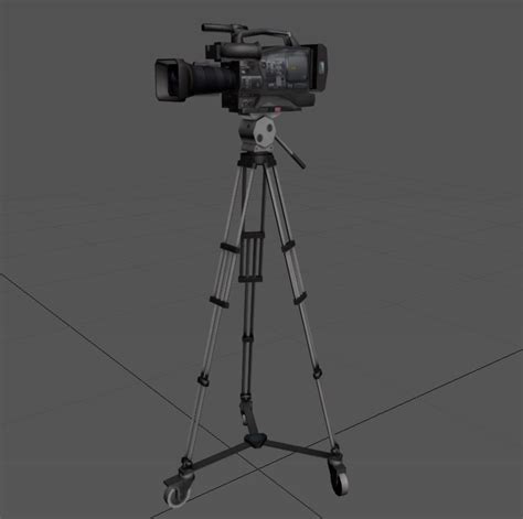 Tv Camera 3d Model 28 Obj Fbx Max Free3d