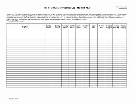 Inventory Tracking Sheet Template Inventory Spreadshee Inventory