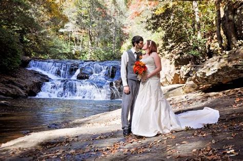 Romantic Wedding Photos Romantic Waterfall Wedding Images