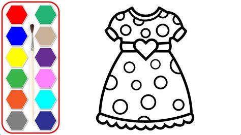 Search images from huge database containing over 620,000 coloring pages. Colouring for Children with Polka Dot Dress - Coloring ...