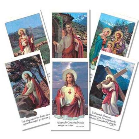 Prayer Cards Holy Cards Latina Assorted 2 X 4 Inch Holy