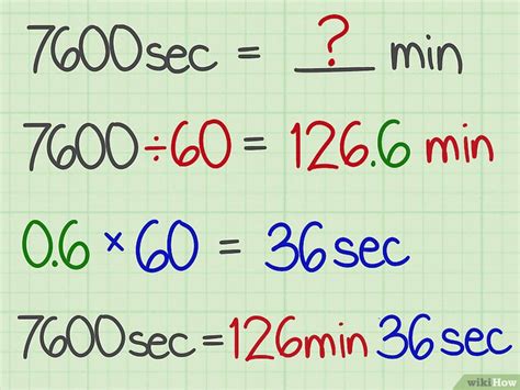 How To Convert Seconds To Minutes