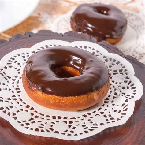 Best Fried Chocolate Glazed Donuts Veena Azmanov