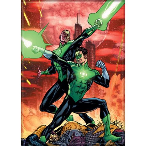 Dc Comics The Two Lanterns John Stewart And Hal Jordan Magnet
