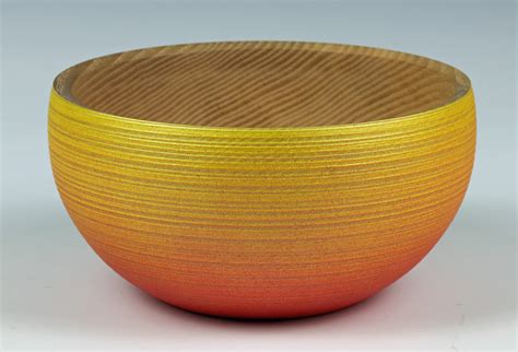 Coloured Ash Bowl Creative Woodturning
