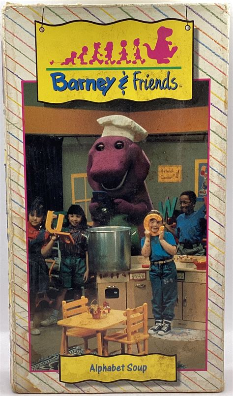 Barney And Friends Alphabet Soup Vhs 1992 Grelly Usa