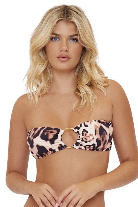 Pilyq Swim Cougar Strapless Bikini