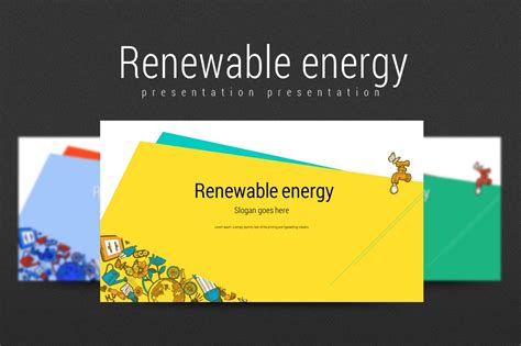 Renewable Energy Presentation Templates Creative Market