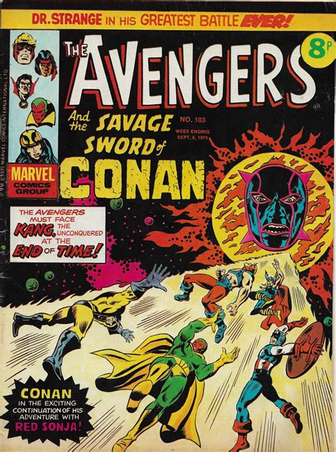 Avengers Marvel Uk Vol 1 103 Albion British Comics Database Wiki