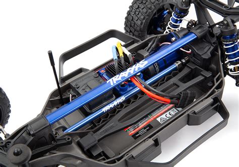 Chassis Brace Kit Blue Fits Rustler 4x4 Or Slash 4x4 Models