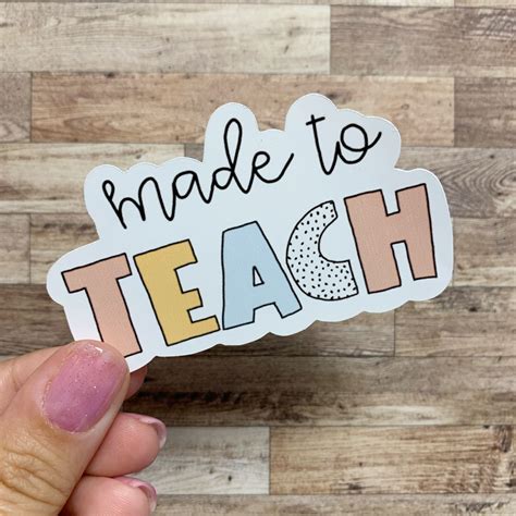 Teacher Heart Decal Love Teaching Sticker Teach Love Inspire Teaching