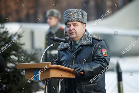 Ukrainian Defence Minister Stepan Poltorak Editorial Stock Photo