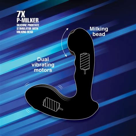 7x P Milker Silicone Prostate Stimulator And Milking Bead