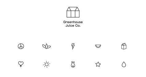 Greenhouse Juice Co Brand Identity On Behance
