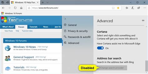 Enable Or Disable Change Search Engine In Microsoft Edge In Windows 10