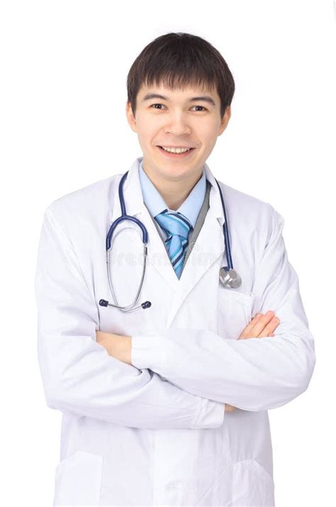 A Portrait Of A Medical Doctor Posing Stock Image Image Of Equipment