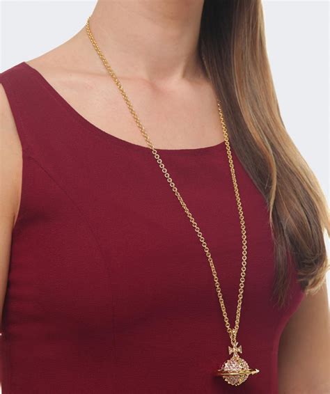 Lyst - Vivienne Westwood Mayfair Large Orb Necklace in Pink