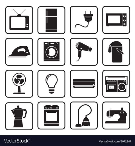 Home Appliances Icon Royalty Free Vector Image