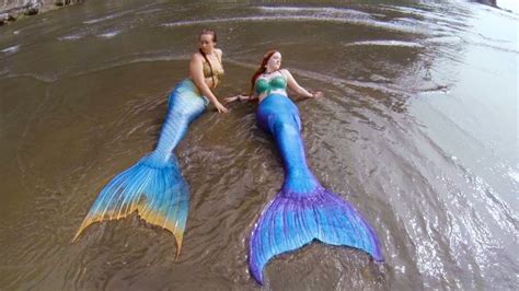 Mermaids In The Waves Of Short Sands Beach Youtube