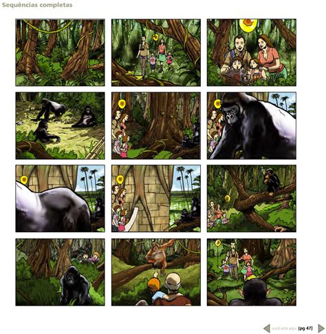 2d Wildlife Safari Advertisement Storyboard Illustration Illustration