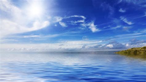 Blue Sunny Skies Clouds Stock Photo Image Of Heaven Forecast 9970098