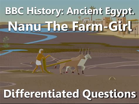 ks2 ancient egypt farming bbc video quesions differentiated teaching resources