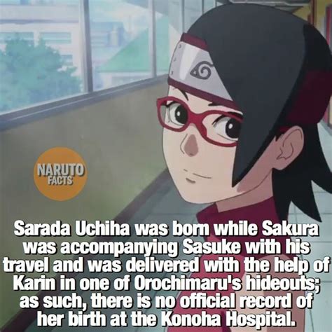 10 Facts About Sarada Uchiha You Should Know W Shinobeentrill Naruto Shippuden Otosection