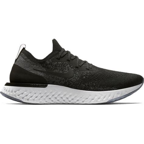 Nike Mens Epic React Flyknit Black Running Shoes Bmc Sports