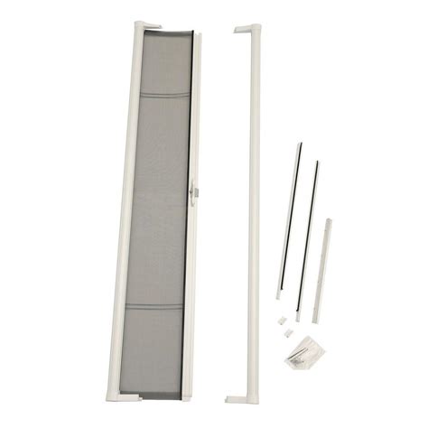 Odl 36 In X 78 In Brisa White Retractable Screen Door For Sliding