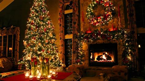 Decorated Christmas Home Wallpapers Wallpaper Cave