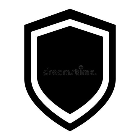 Shield Icon Vector Defence Illustration Sign Armor Symbol Protection