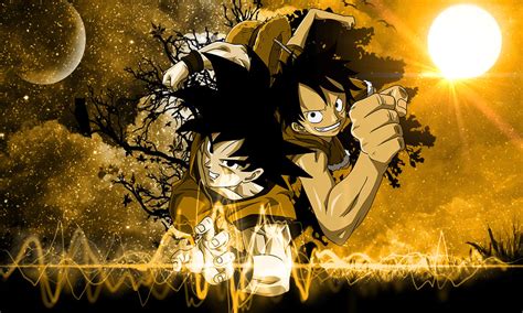 Goku Naruto And Luffy Background