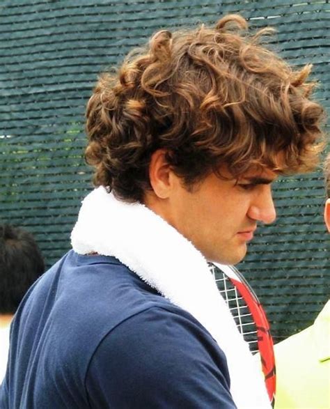 'i didn't see the retractable roof last year, so i feel like i am a junior,' roger said. young roger :) | Roger federer, Tennis stars, Curly hair ...