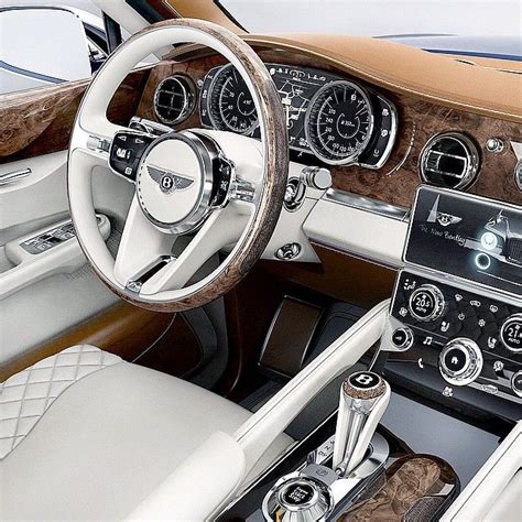 Modern luxury car white leather interior with natural wood panel. 1524 best Luxury Cars images on Pinterest | Motorcycle ...