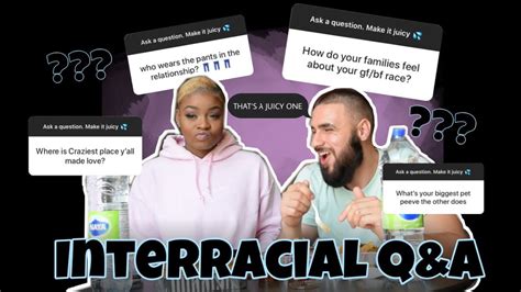 Juicy Interracial Couple Tag Qanda And Assumptions Mukbang Style Click