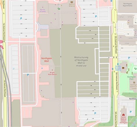 Northgate Mall Seattle Map