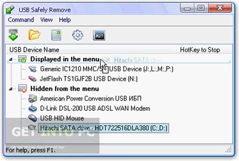 Most external hard drives connect to a computer through a usb connection, and many also draw power needed to run from the computer's usb port. USB Safely Remove Free Download