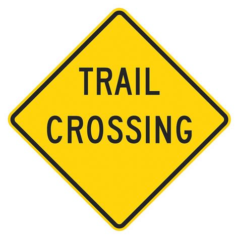 Lyle Trail Crossing Traffic Sign Sign Legend Trail Crossing Mutcd