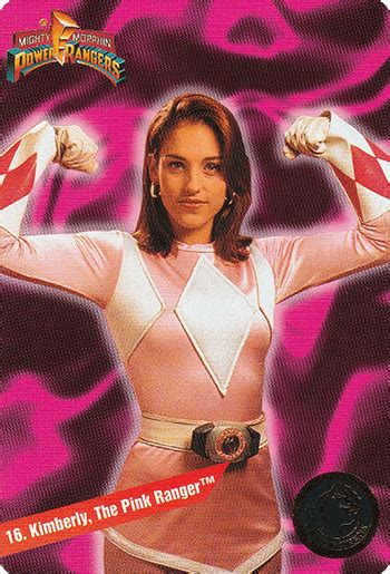 Delta 4, alpha 5's beloved girlfriend, was forced to use the last plasmatic morphing gem that was to be downloaded into the transport core to send just enough power to get them to phaedos but very little would be left to return them home. #16 - Kimberly, The Pink Ranger™ - GrnRngr.com