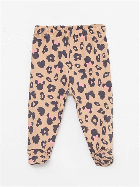Crew Neck Long Sleeve Minnie Mouse Printed Baby Girl 3 Pieces Set