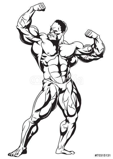 Bodybuilding Drawing At GetDrawings Free Download