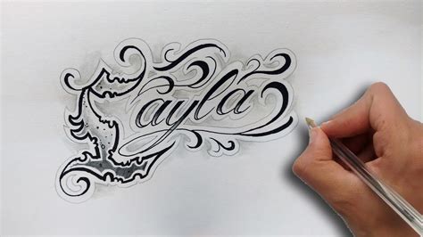 Diseño Letras Tattoo Lettering Tattoo Line Nosfe Ink